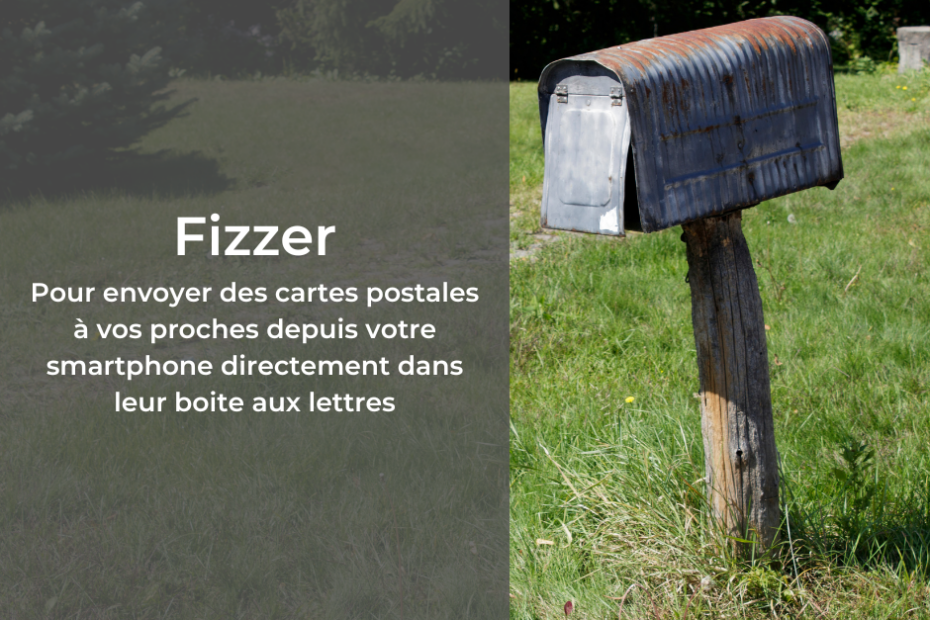Fizzer : Pour envoyer des cartes postales personnalisées